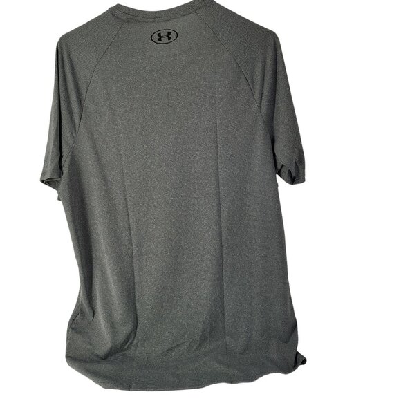 Under Armour HeatGear Mens Short Sleeve Shirt M Gray NWT - Picture 2 of 11